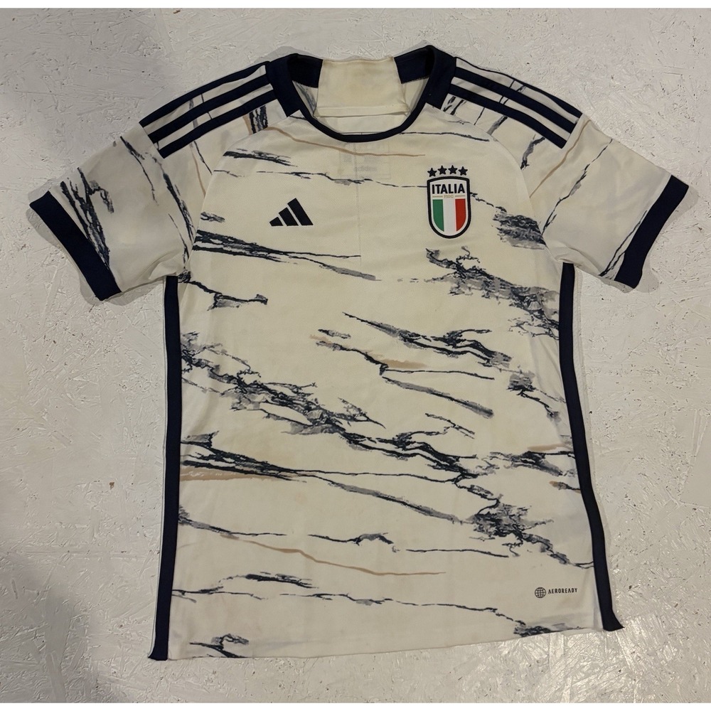 adidas 2023 Italy Authentic Away Soccer Jersey HT1615 Women's Size Small
